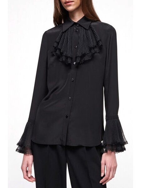 LUISA SPAGNOLI Louisa Spagnoli silk blouse Laghetto Black