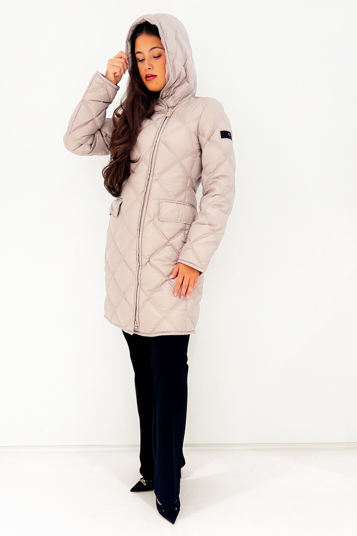 Peuterey  down jacket / winterjas met diamond-shaped quilting PROXIE MQE Beige/ Nude