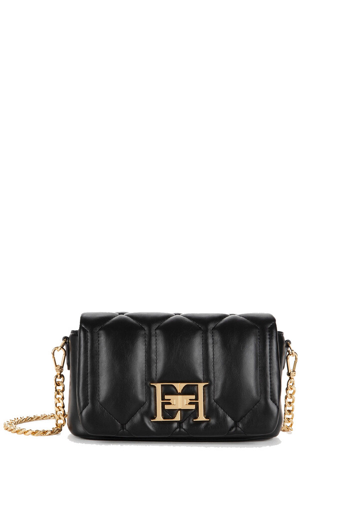 ELISABETTA FRANCHI Elisabetta Franchi small Puffer bag Black