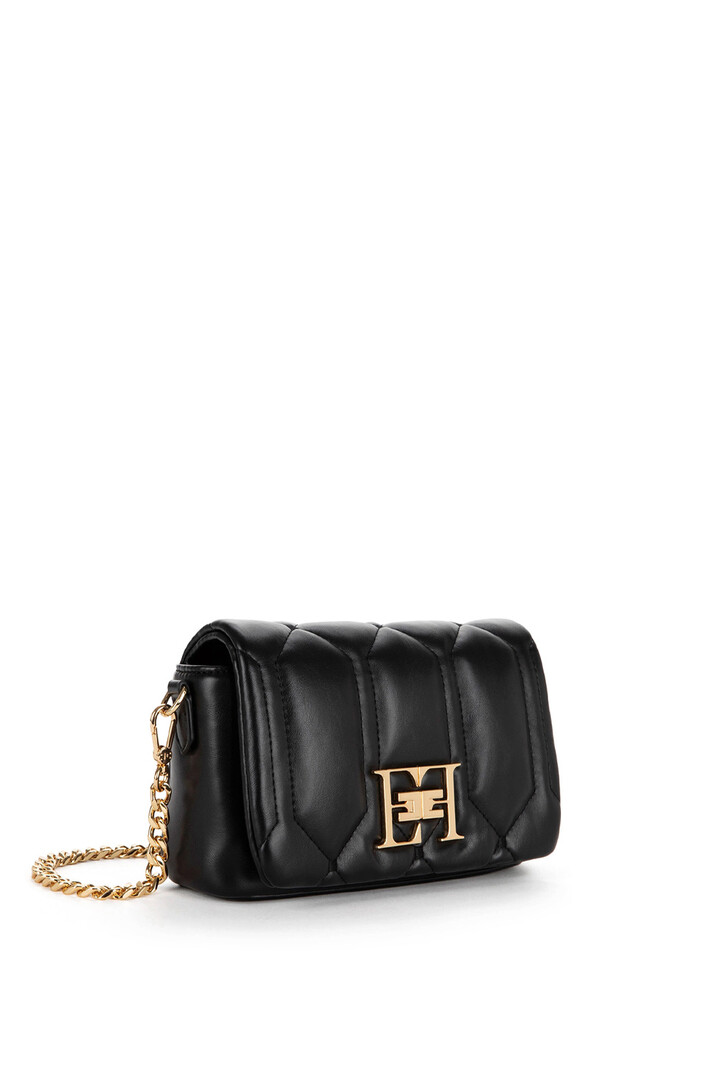 ELISABETTA FRANCHI Elisabetta Franchi small Puffer bag Black