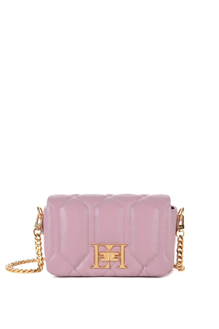 ELISABETTA FRANCHI Elisabetta Franchi small puffer bag candy violet Purple