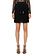 ELISABETTA FRANCHI Elisabetta Franchi skirt with fringes Black