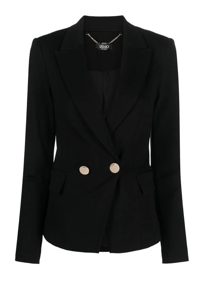 LIU JO LIU JO blazer colbert met dubbele knoop Zwart