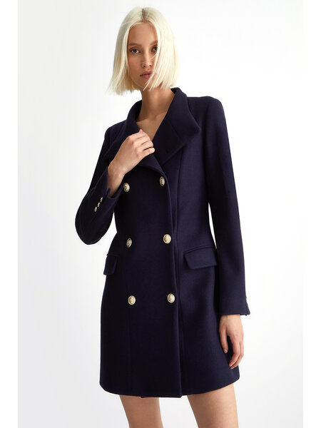 LIU JO LIU JO coat double buttoned dark Blue