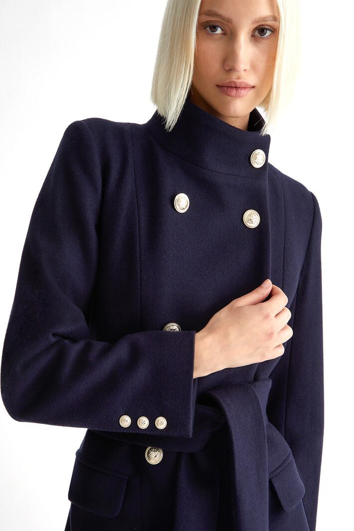 LIU JO LIU JO mantel dubbel knopen donker Blauw