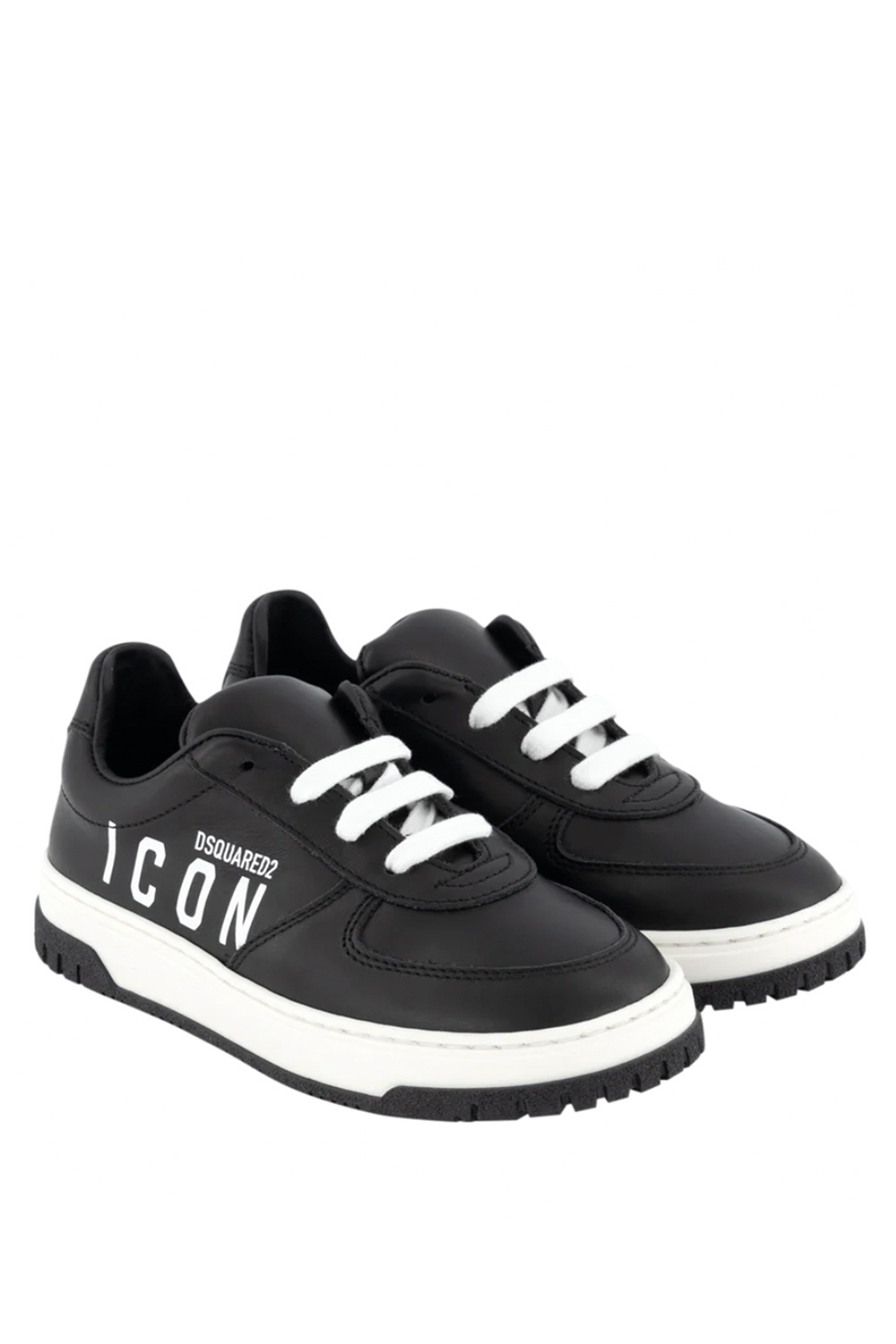 Z (S(UPER SALE Dsquared2 trainer with Icon logo Black