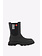 DSQUARED2 Dsquared2 DSQ2 boots laarzen KIDS met rood logo Zwart