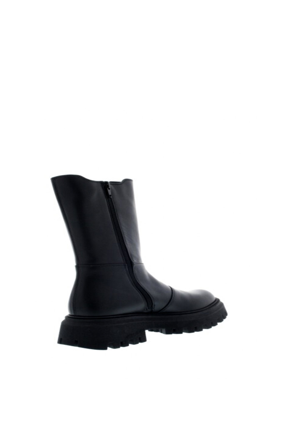 Z (S(UPER SALE Dsquared2 DSQ2 boots boots KIDS with red logo Black