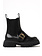 DSQUARED2 Dsquared2 statement boots laars met gouden D Zwart ( valt een halve tot hele maat groter uit )