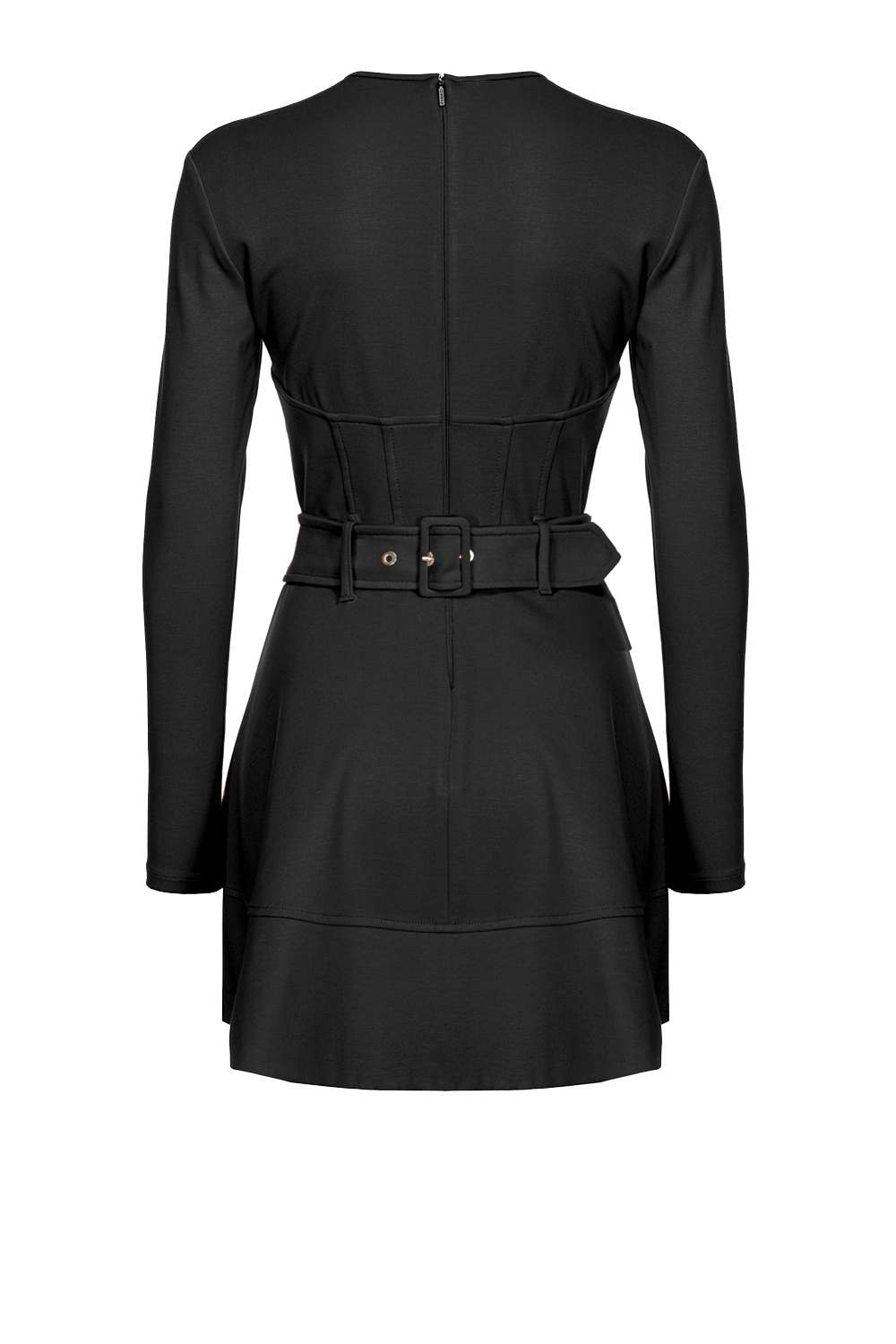 PINKO Pinko mini jurk met love bird riem Zwart