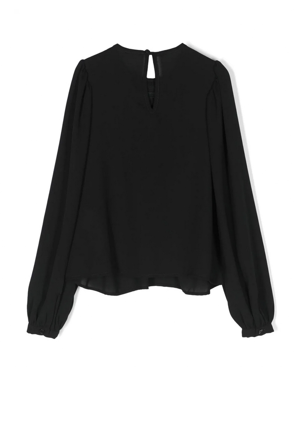 Z (S(UPER SALE Elisabetta Franchi Junior La Mia Bambino top met strik Zwart