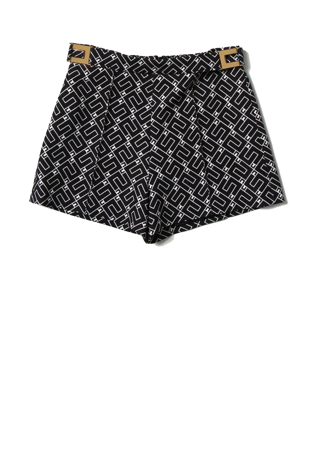 Z (S(UPER SALE Elisabetta Franchi Junior La Mia Bambino short met logo print Zwart