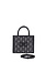 ELISABETTA FRANCHI Junior la Mia Bambina Elisabetta Franchi Junior La Mia Bambino bag mini shopper in logo print Black