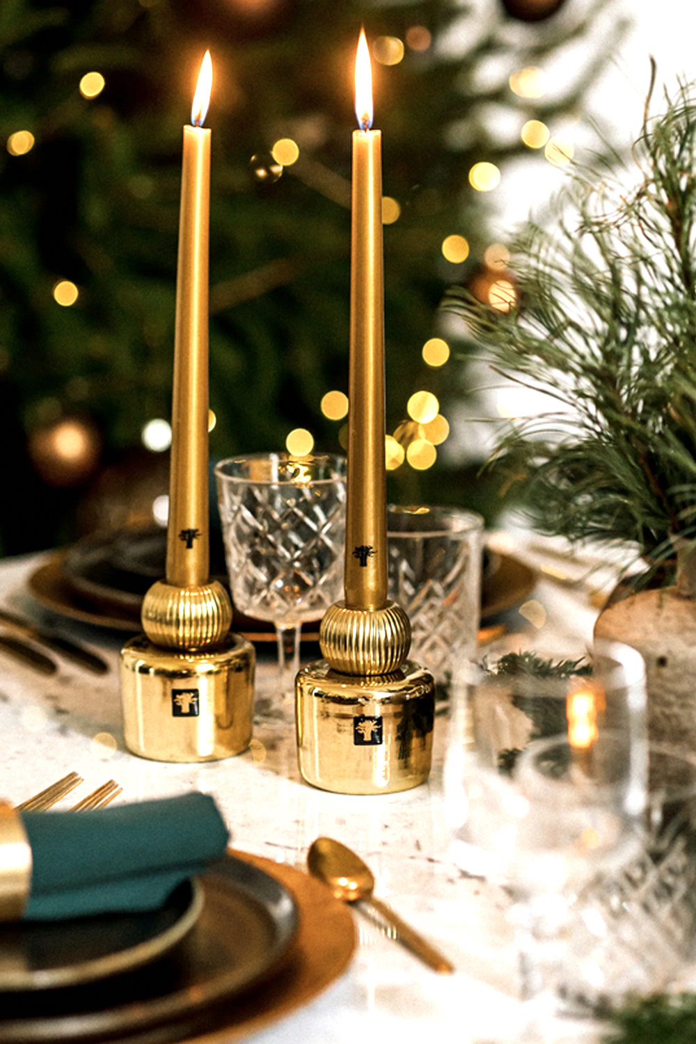 BAOBAB COLLECTION Baobab collection Les Exclusives Aurum candle holder Twins ( 2 pieces)