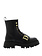 DSQUARED2 Dsquared2 Statement boots with laces and gold D Black