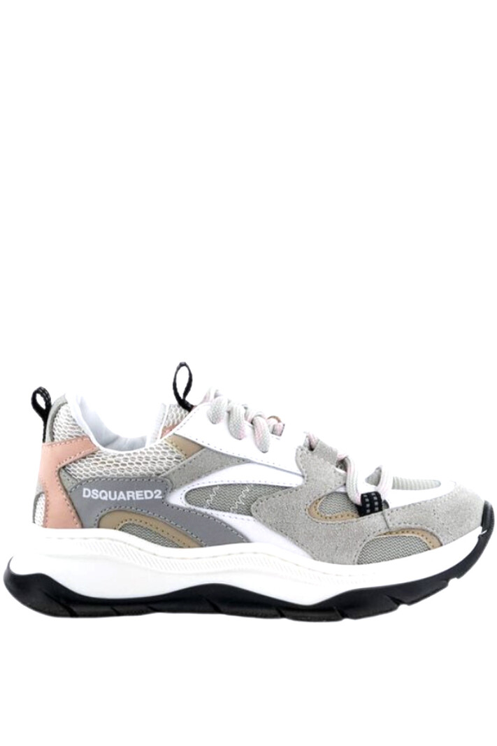 DSQUARED2 Dsquared2 sneaker with soft pink detail Grey