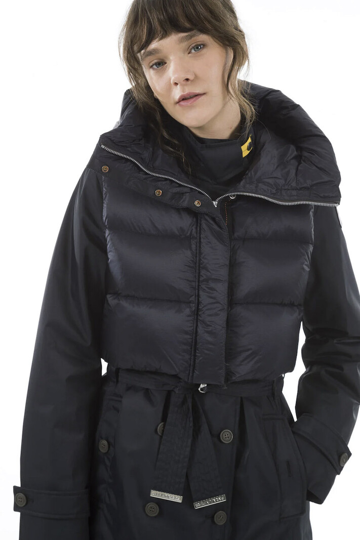 PARAJUMPERS Parajumperslong wintercoat Dawn color Pensil / zeer donker Blauw  (valt een maat groter)