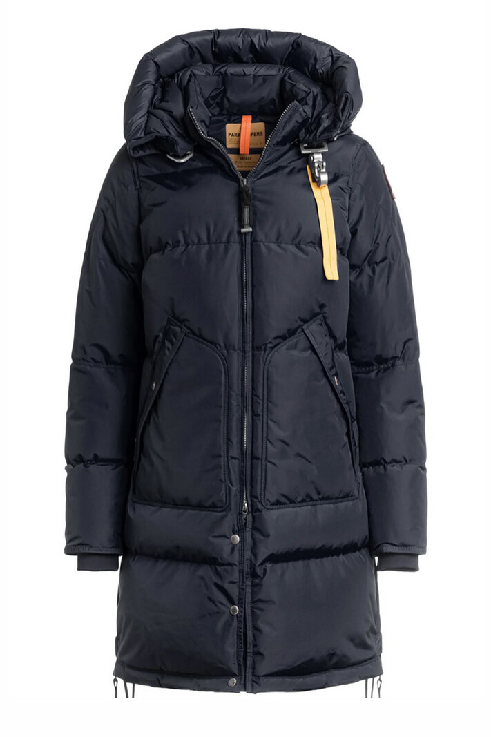 PARAJUMPERS Parajumpers Longbear woman winterjas hooded down coat Pensil / zeer donker blauw