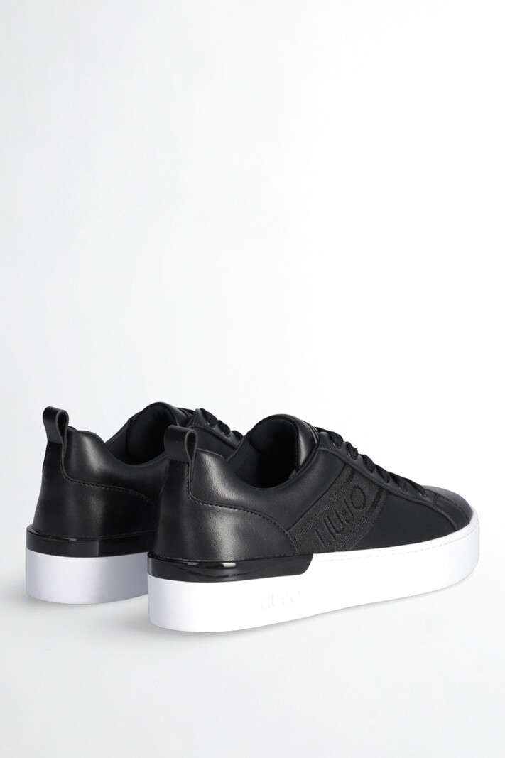 LIU JO LIU JO jacquared trainer Sylvia 86 with logo Black