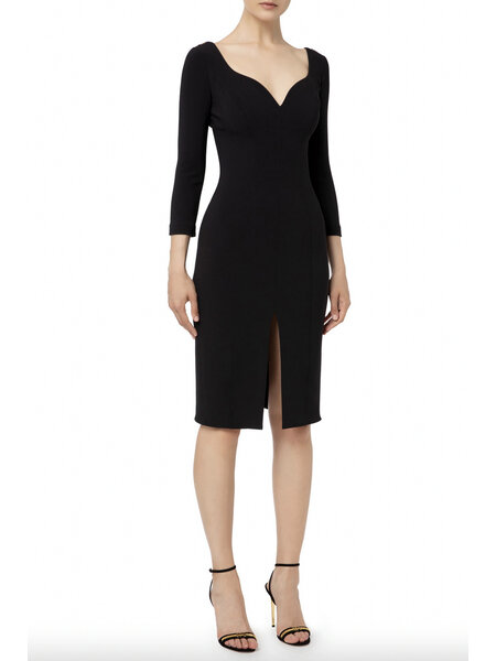 ELISABETTA FRANCHI Elisabetta Franchi dress with 3/4 sleeve Black