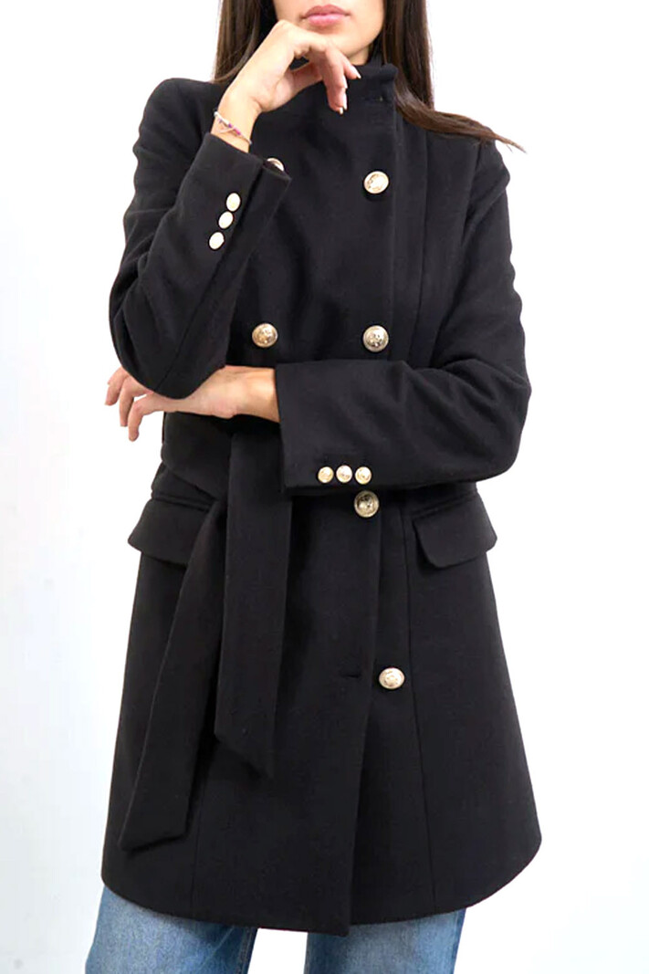 LIU JO LIU JO coat double buttoned Black