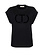 TWINSET Twinset tshirt met logo  Zwart