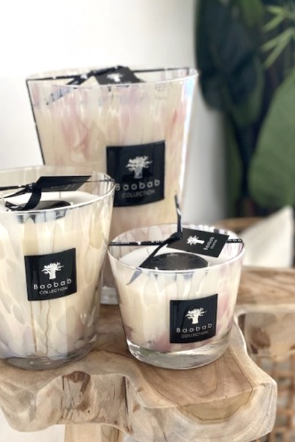 BAOBAB COLLECTION Baobab collection geurkaars White Pearls Max 24