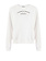 ELISABETTA FRANCHI Elisabetta Franchi katoenen trui sweater met logo Wit