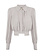 ELISABETTA FRANCHI Elisabetta Franchi blouse kort Perla / Grijs