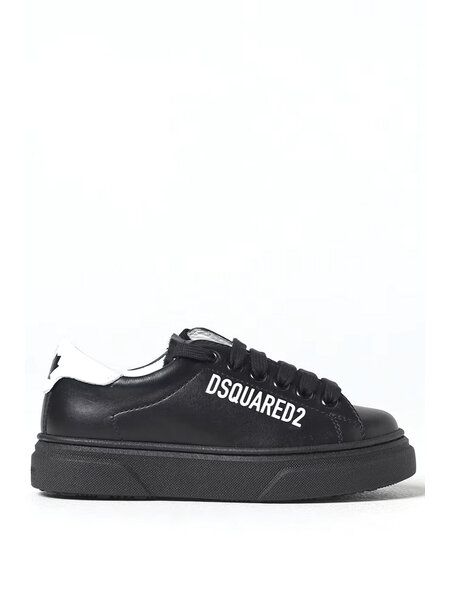 DSQUARED2 Dsquared2 sneaker met wit logo Zwart