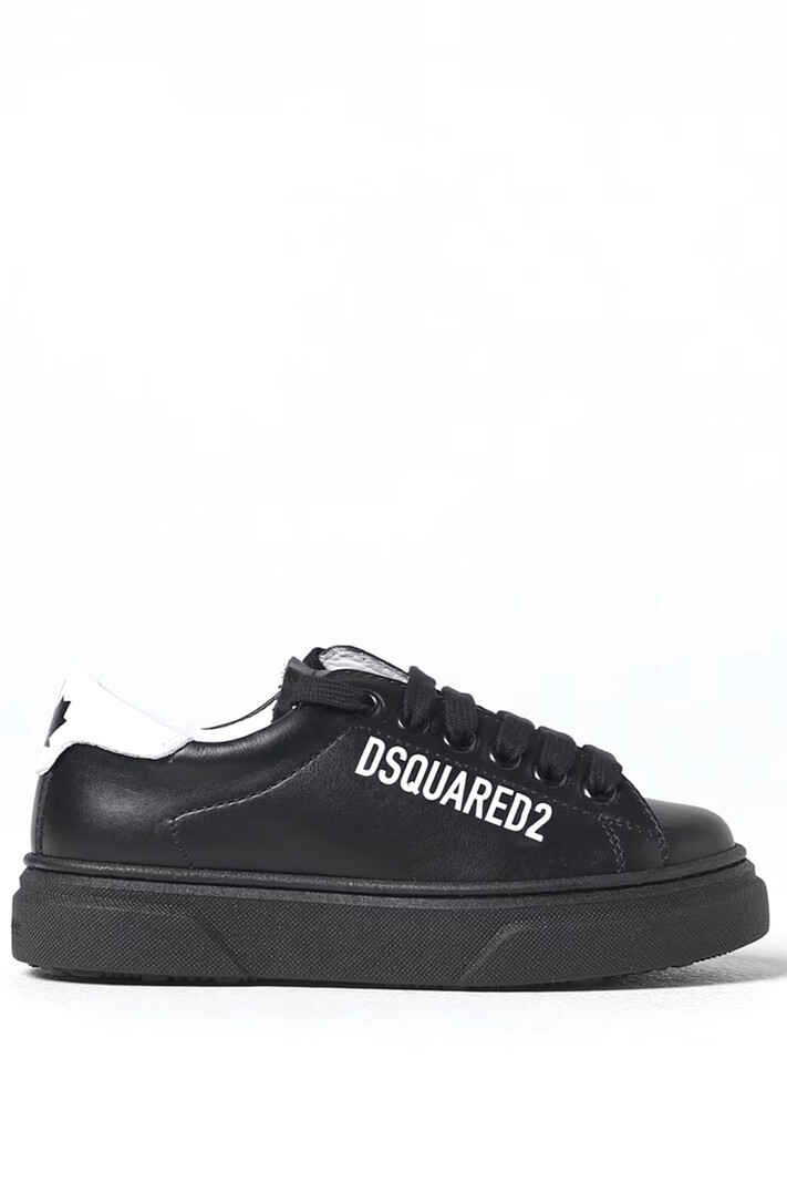 DSQUARED2 Dsquared2 sneaker met wit logo Zwart