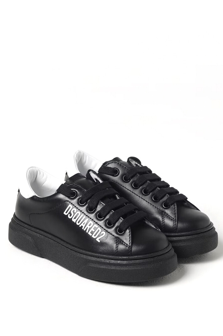 DSQUARED2 Dsquared2 sneaker met wit logo Zwart