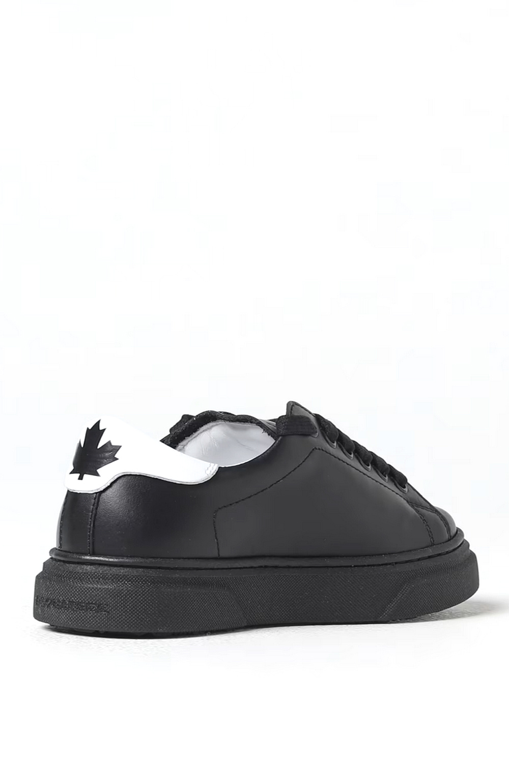 Z (S(UPER SALE Dsquared2 sneaker met wit logo Zwart