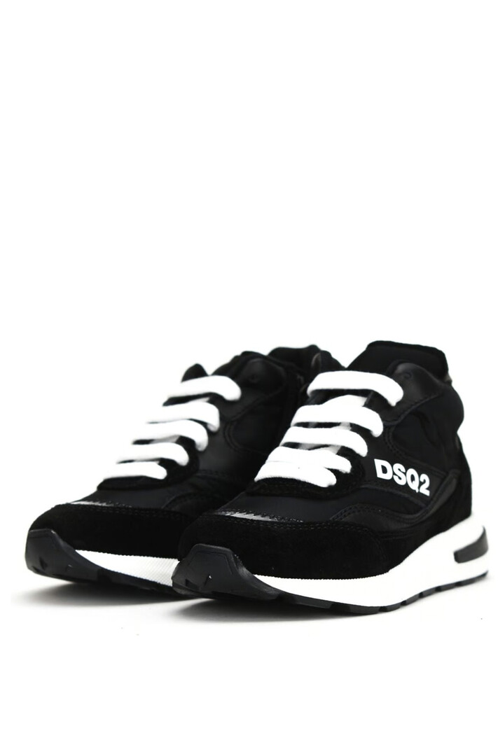 DSQUARED2 dsquared2 sneakers met kleine sleehak Zwart