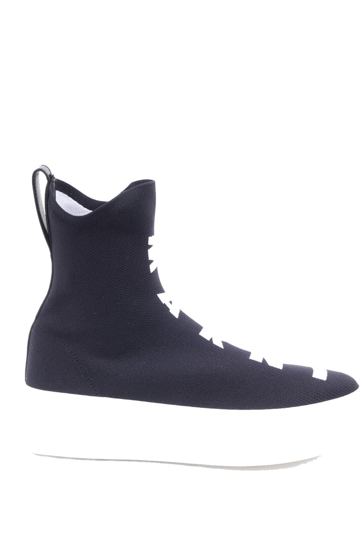 MARNI Marni sock sneaker with white logo Black