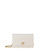 ELISABETTA FRANCHI Elisabetta Franchi schouder tas met goud logo en ketting met leer gevlochten Burro / room Wit