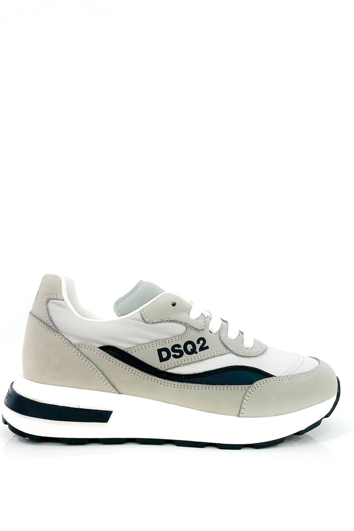 DSQUARED2 Dsquared2 sneakers met logo zijkant Grijs