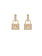 ELISABETTA FRANCHI Elisabetta Franchi earring clasp with stones Gold