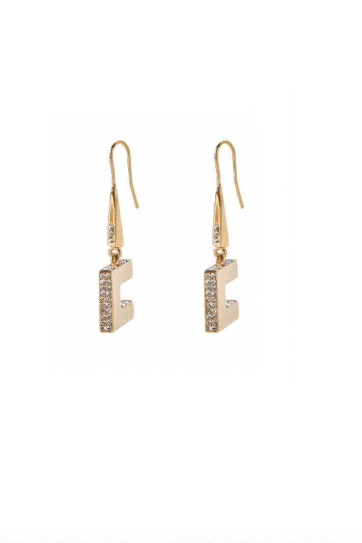 ELISABETTA FRANCHI Elisabetta Franchi earrings pendants with stones Gold