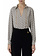 ELISABETTA FRANCHI Elisabetta Franchi blouse met logo en ketting Burro / room Wit  ( valt wat ruim )