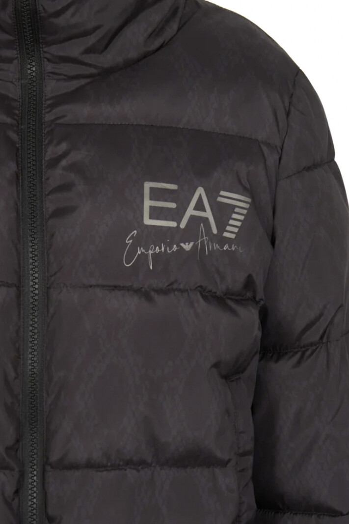 EA7 Emporio Armani EA7 Emporio Armani bomber jacket python Black