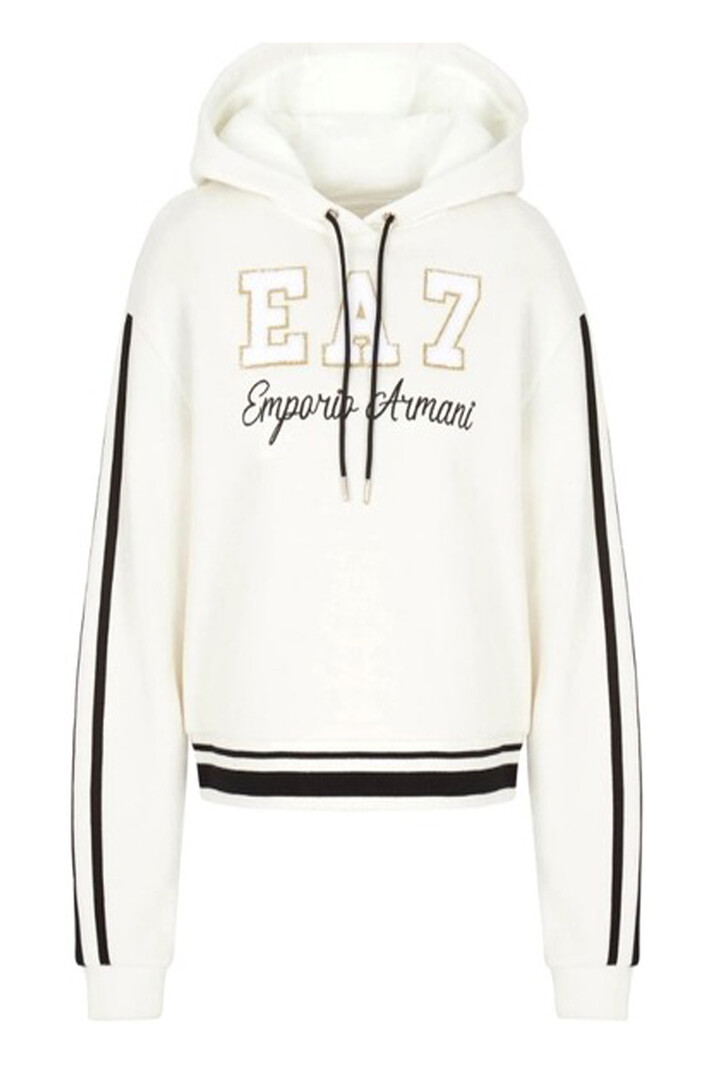 EA7 Emporio Armani EA7 Emporio Armani hoodie cream White