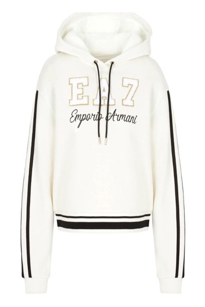 EA7 Emporio Armani EA7 Emporio Armani hoodie room Wit