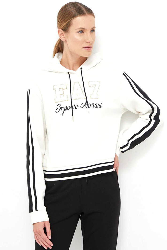 EA7 Emporio Armani EA7 Emporio Armani hoodie room Wit