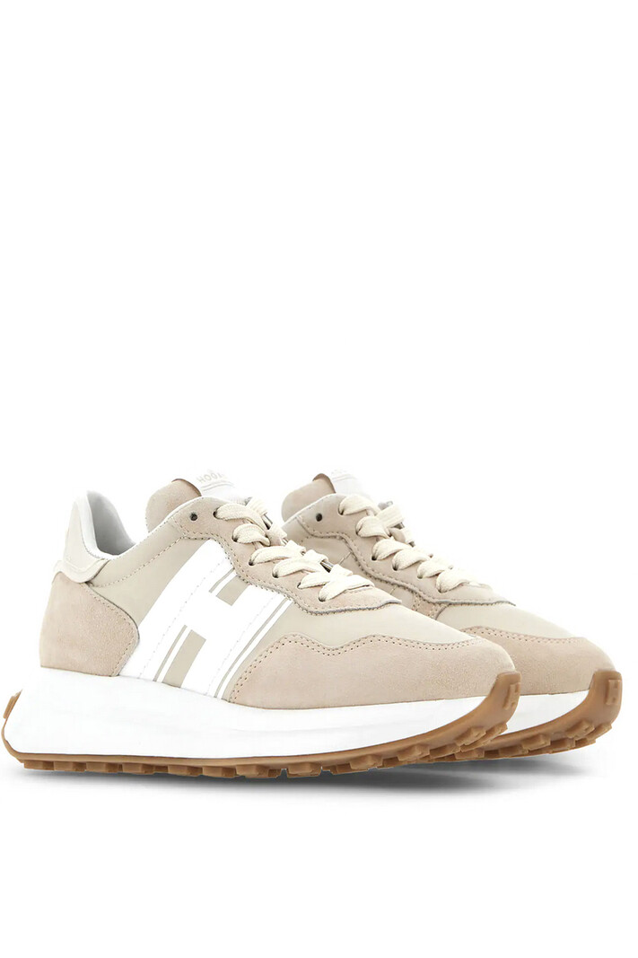 HOGAN Hogan sneakers H641 met witte H Beige