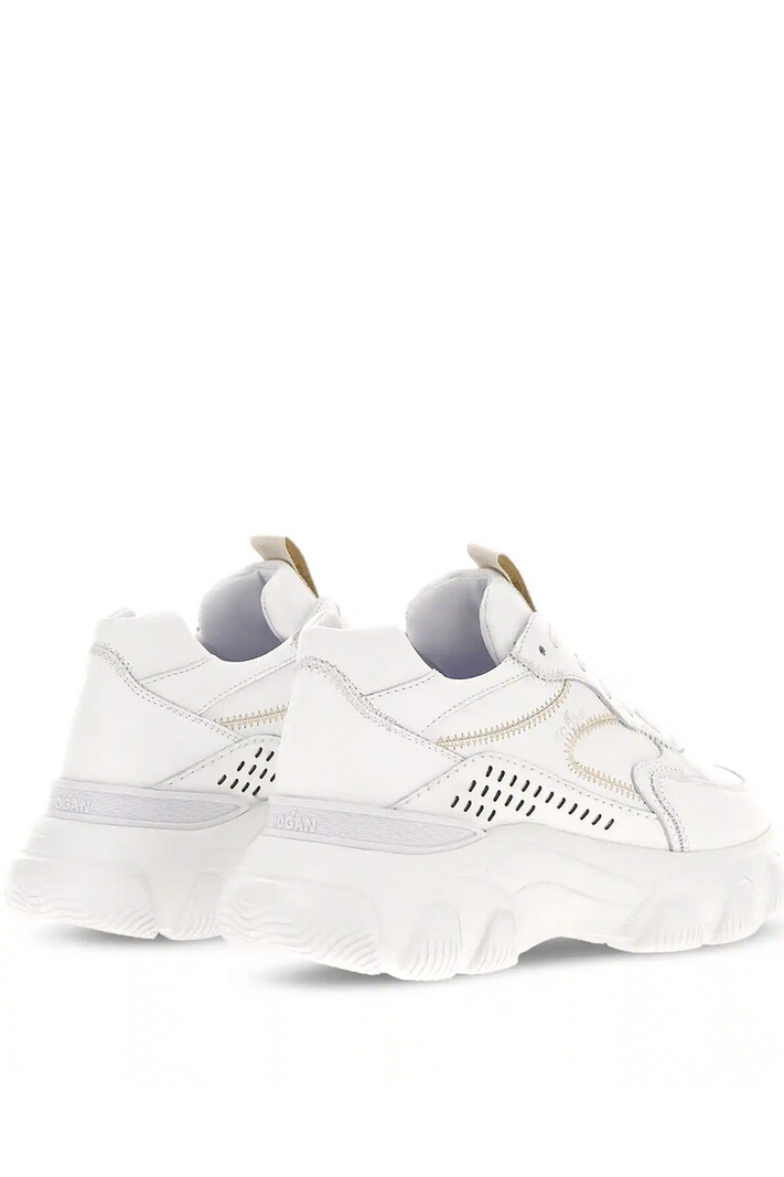 HOGAN Hogan Sneakers Hyperactive with in small beige sticksel White