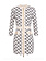 ELISABETTA FRANCHI Elisabetta Franchi dress with print and logo plate on pockets Burro Nero / Room White