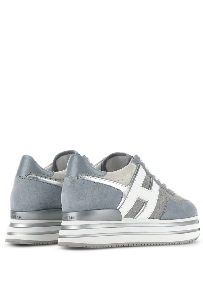 HOGAN Hogan trainer Midi H222 platforms trainer Sky Blue / Blue / Grey