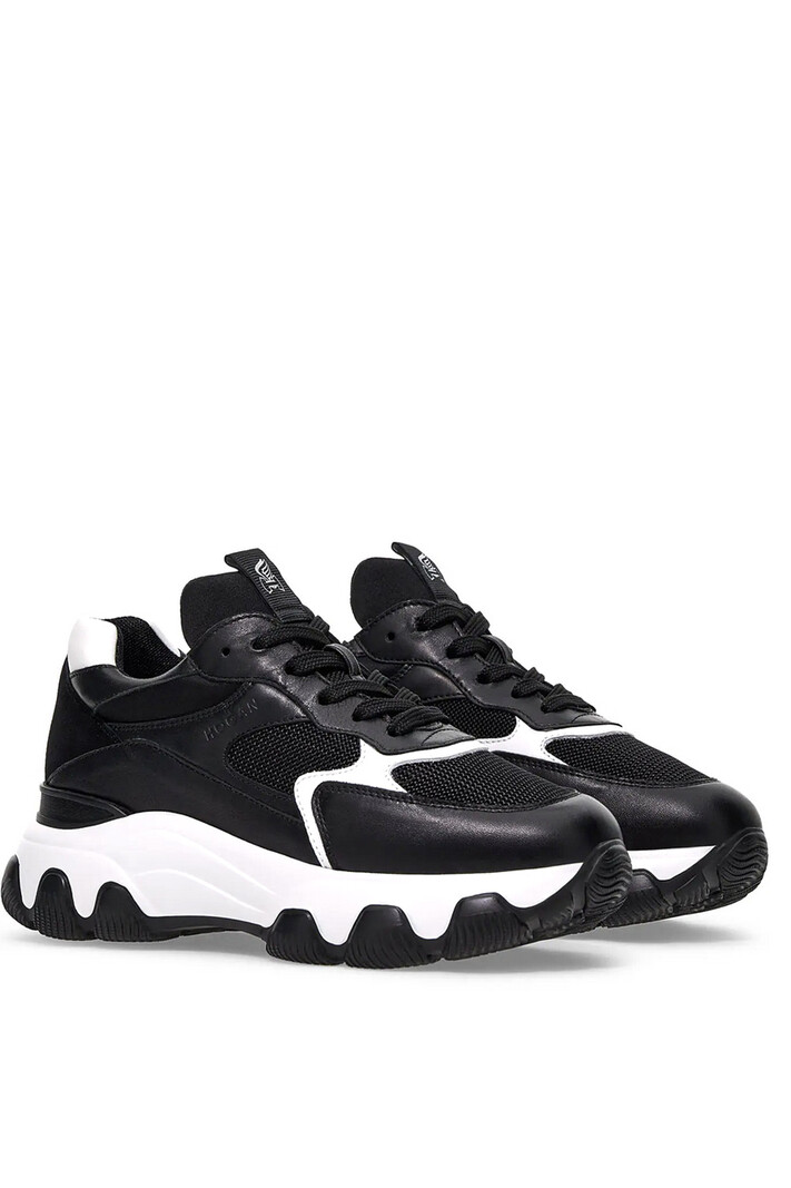 HOGAN Hogan Sneakers Hyperactive met zwart-wit zool Zwart