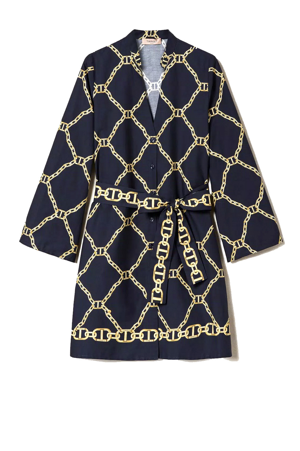 TWINSET Twinset dress with chain print Blue